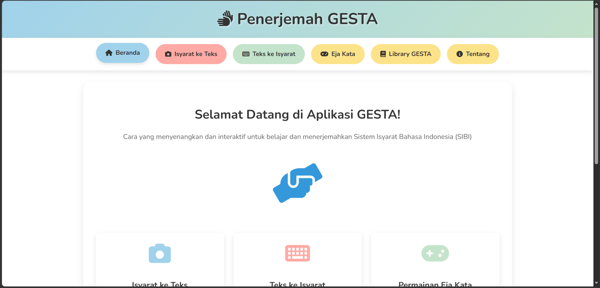 Gesta Bahasa Isyarat